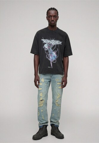 FAVELA Shirt 'Chrome Rose' in Black
