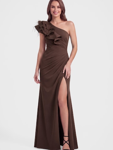 Ombre - Vestido de noche en marrón