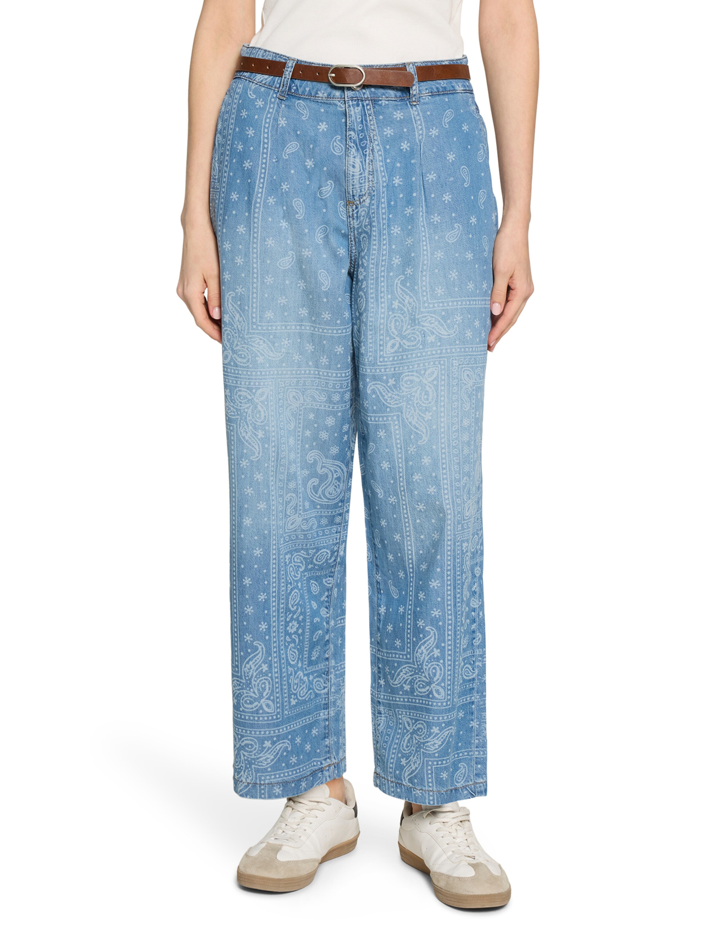 Cartoon Loose fit Trousers in Blue: front