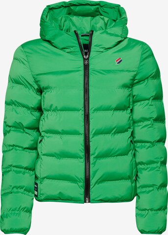 Superdry Zimná bunda - Zelená: predná strana