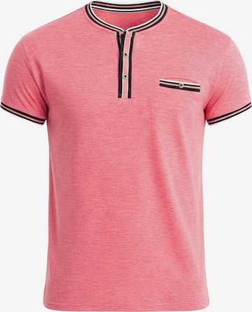 Ombre Shirt in Pink: front