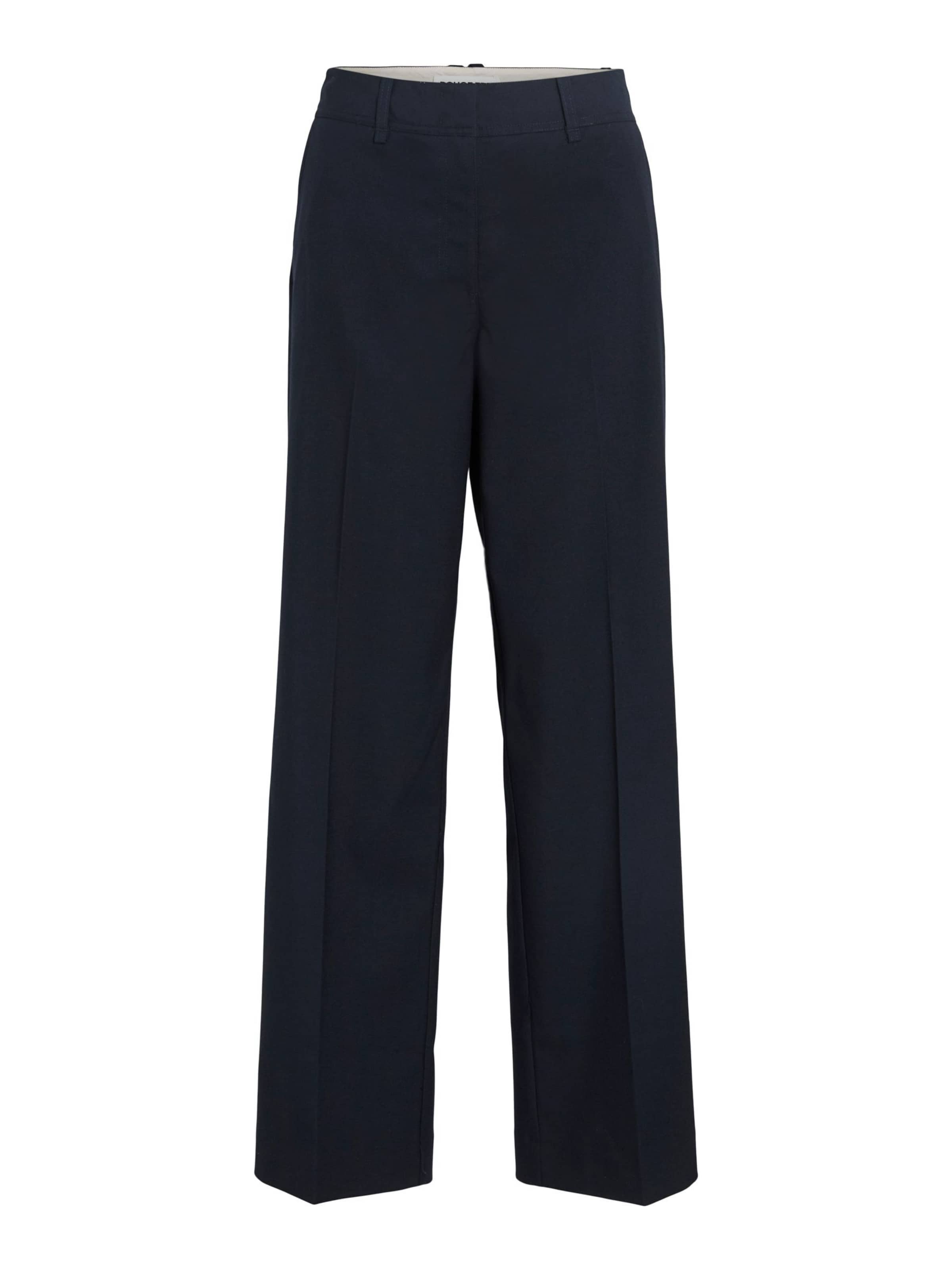 ROUGE EDIT - Pierna ancha Pantalón de pinzas en azul: frente