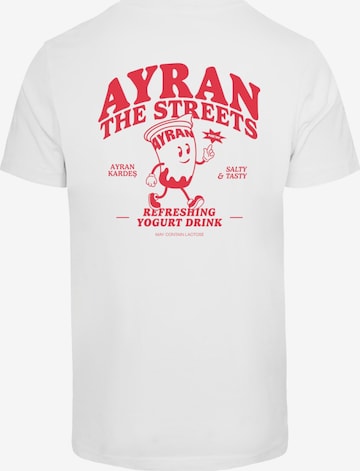 Mister Tee T-Shirt 'Ayran The Streets' in Weiß