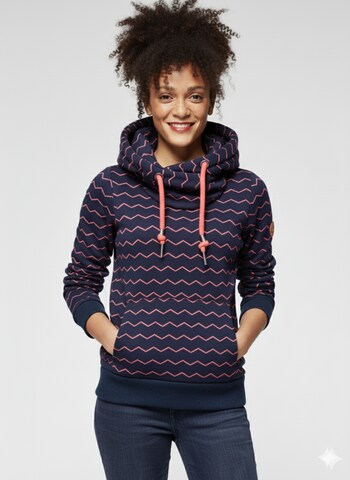 Ragwear Sweatshirt in Blue: front