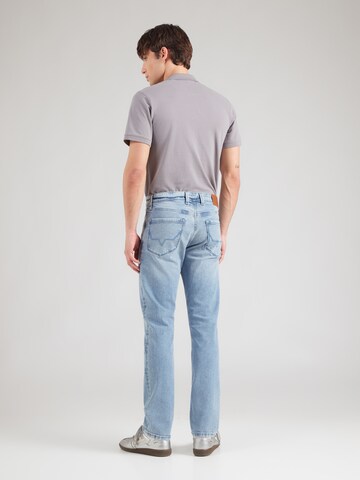 Pepe Jeans Slimfit Kavbojke 'HATCH' | modra barva: zadnja stran