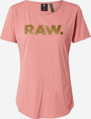 G-Star RAW Koszulka w kolorze różowy: przód