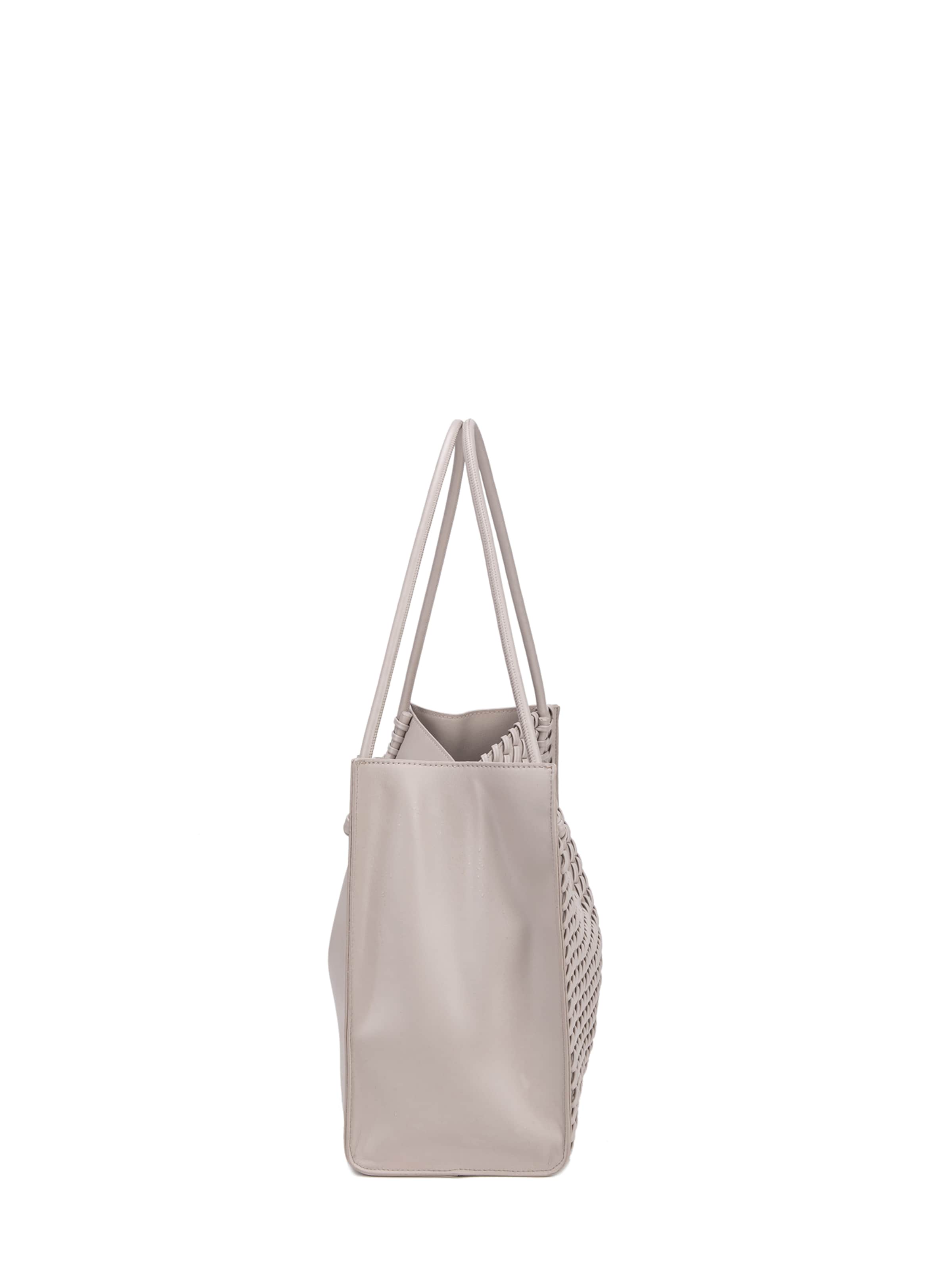 Shopper 'Borsa Shopper Silvana Elite - Pelle Vegana Intrecciata' di Diana&Co. in grigio