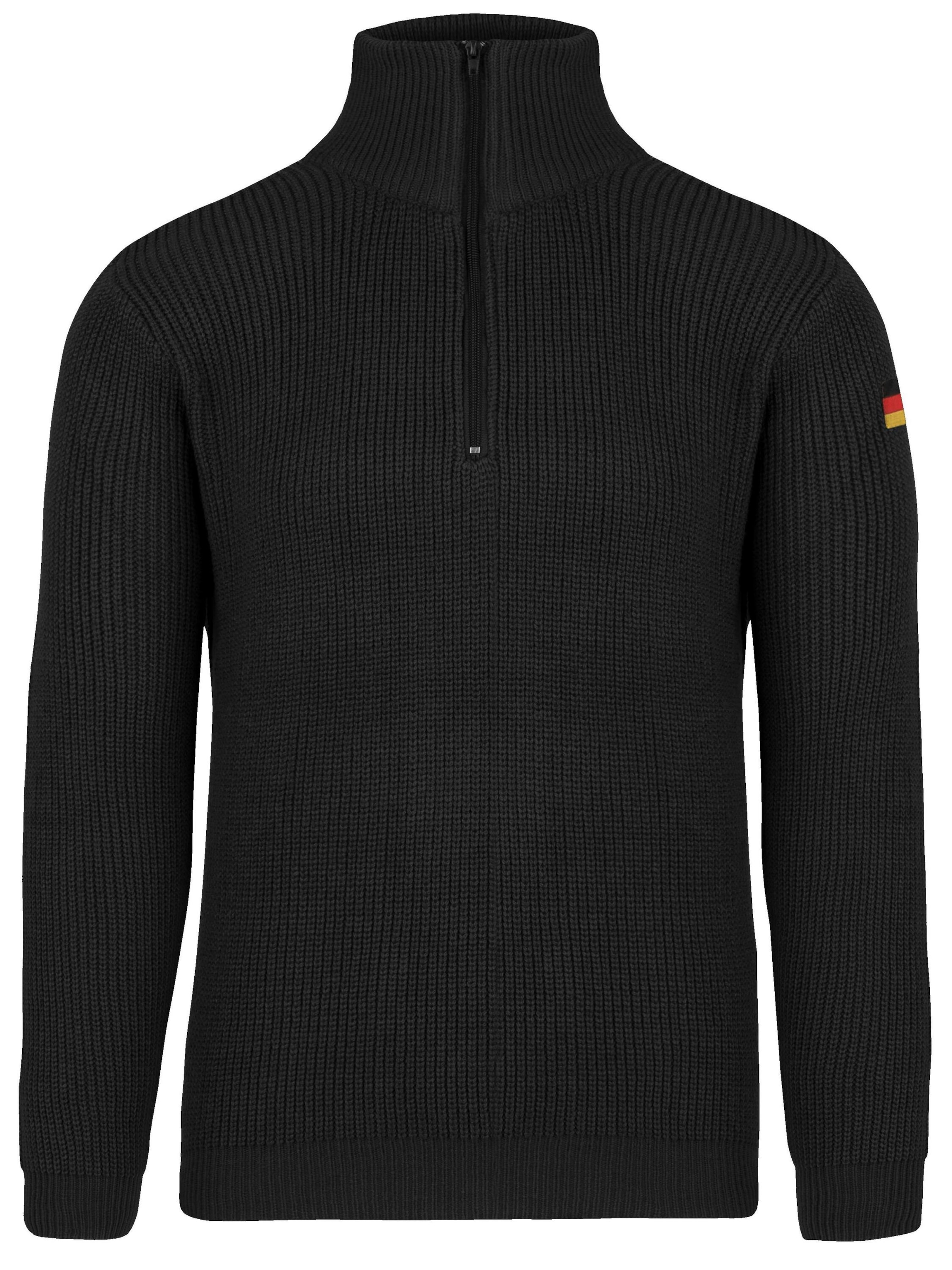 normani Trui ' Tintrup ' in Zwart: voorkant