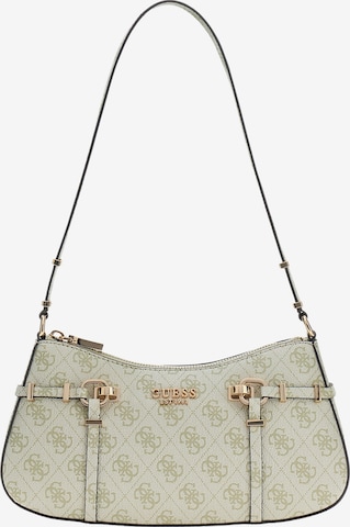 GUESS Schultertasche 'Leona' in Grün: Vorderseite