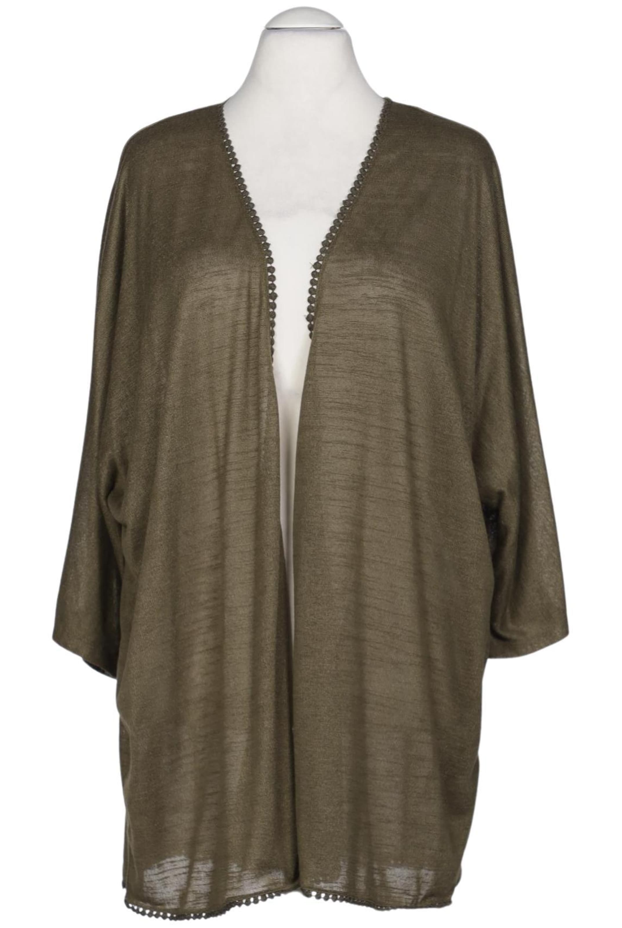 Ulla Popken Strickjacke 7XL in Grün: Vorderseite