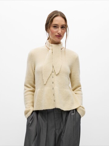 OBJECT - Cárdigan en beige: frente