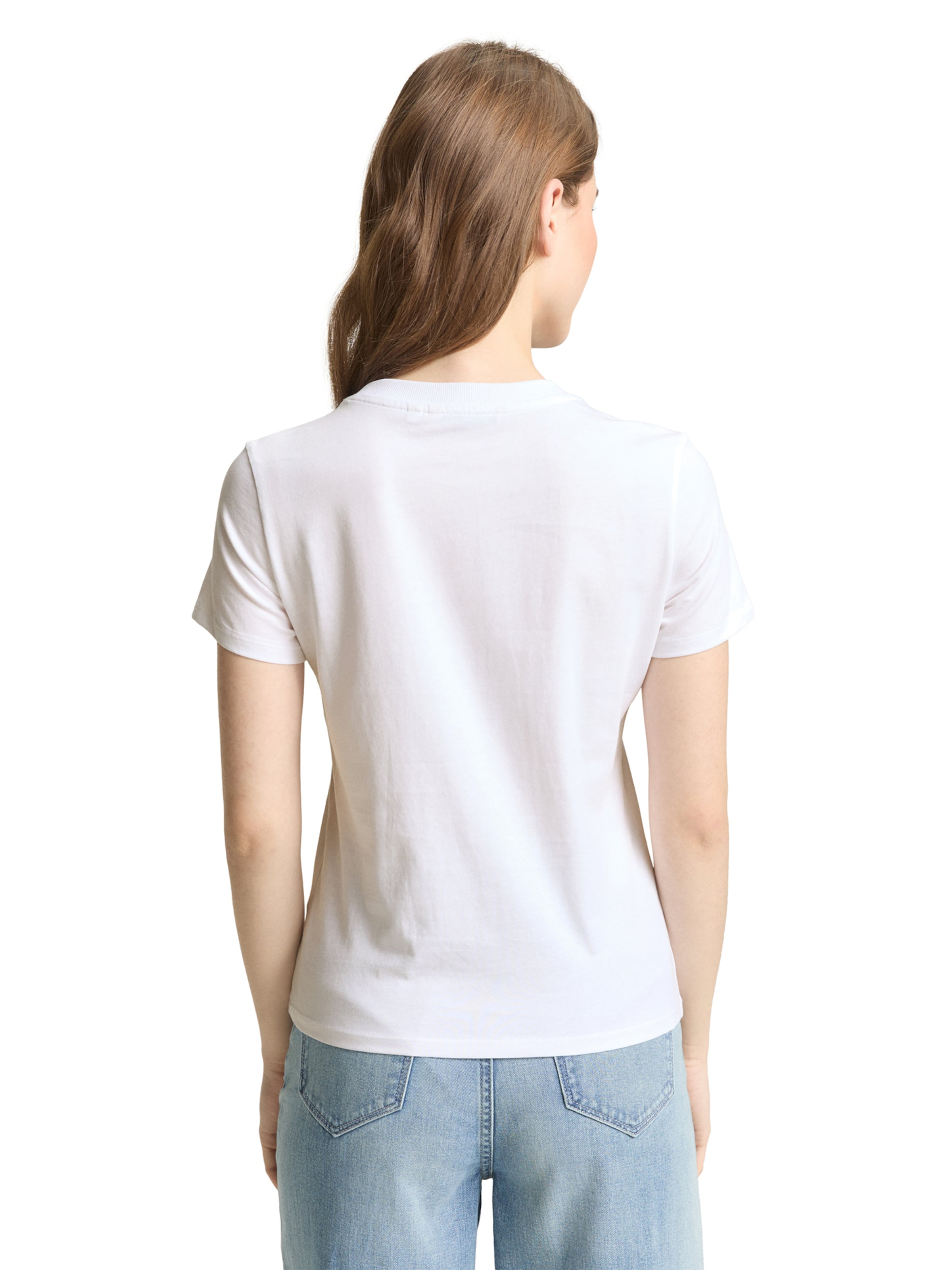 T-shirt TOM TAILOR DENIM en blanc