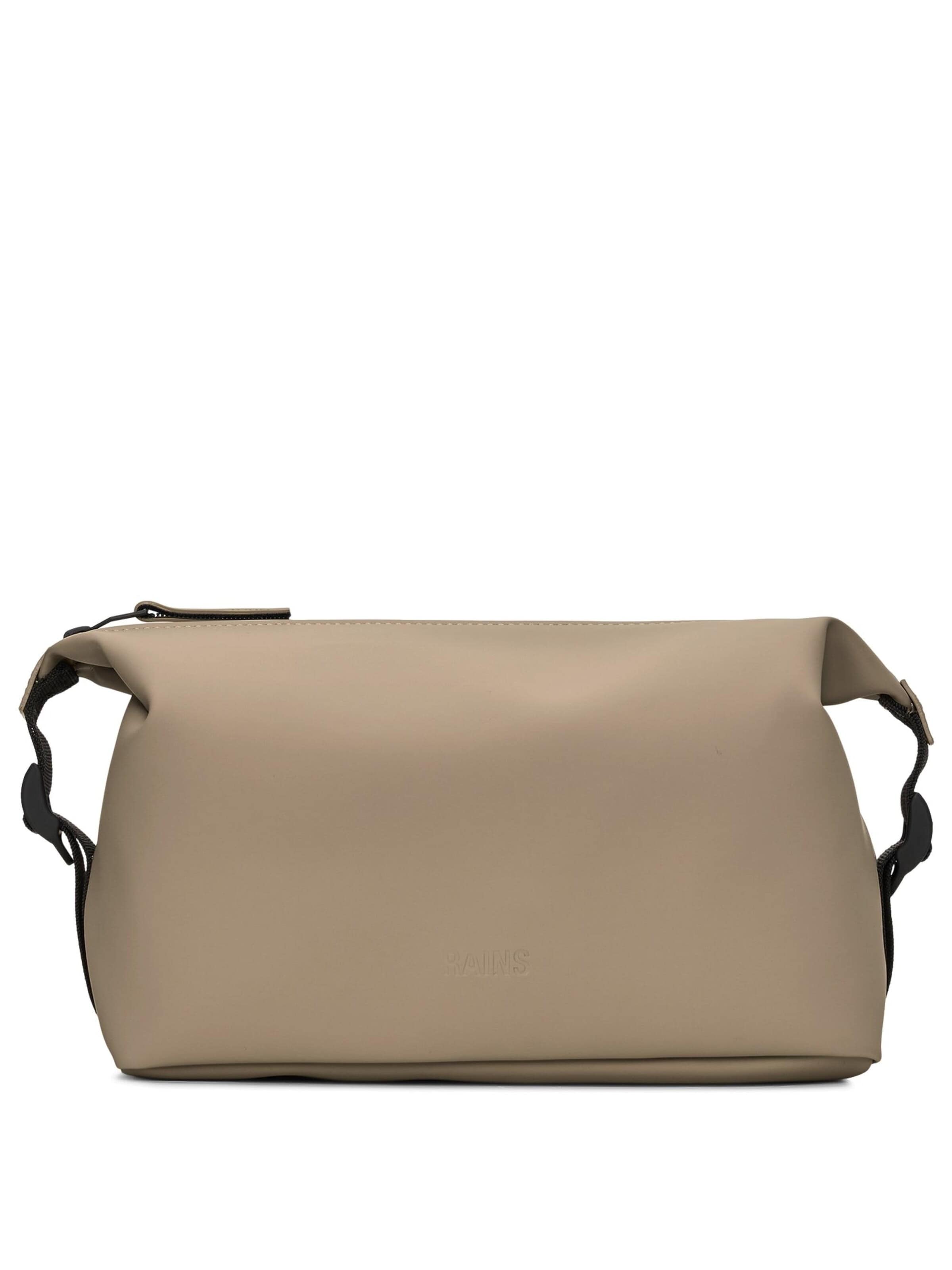 RAINS Toiletry Bag 'Hilo' in Beige: front