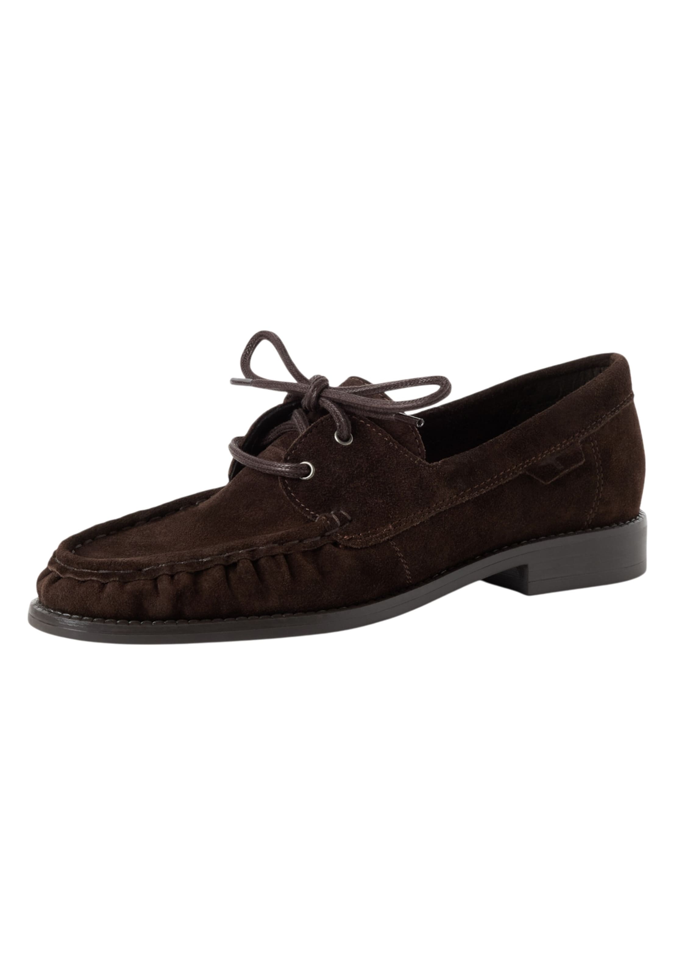 Tamaris - Zapatos con cordón en marrón: frente