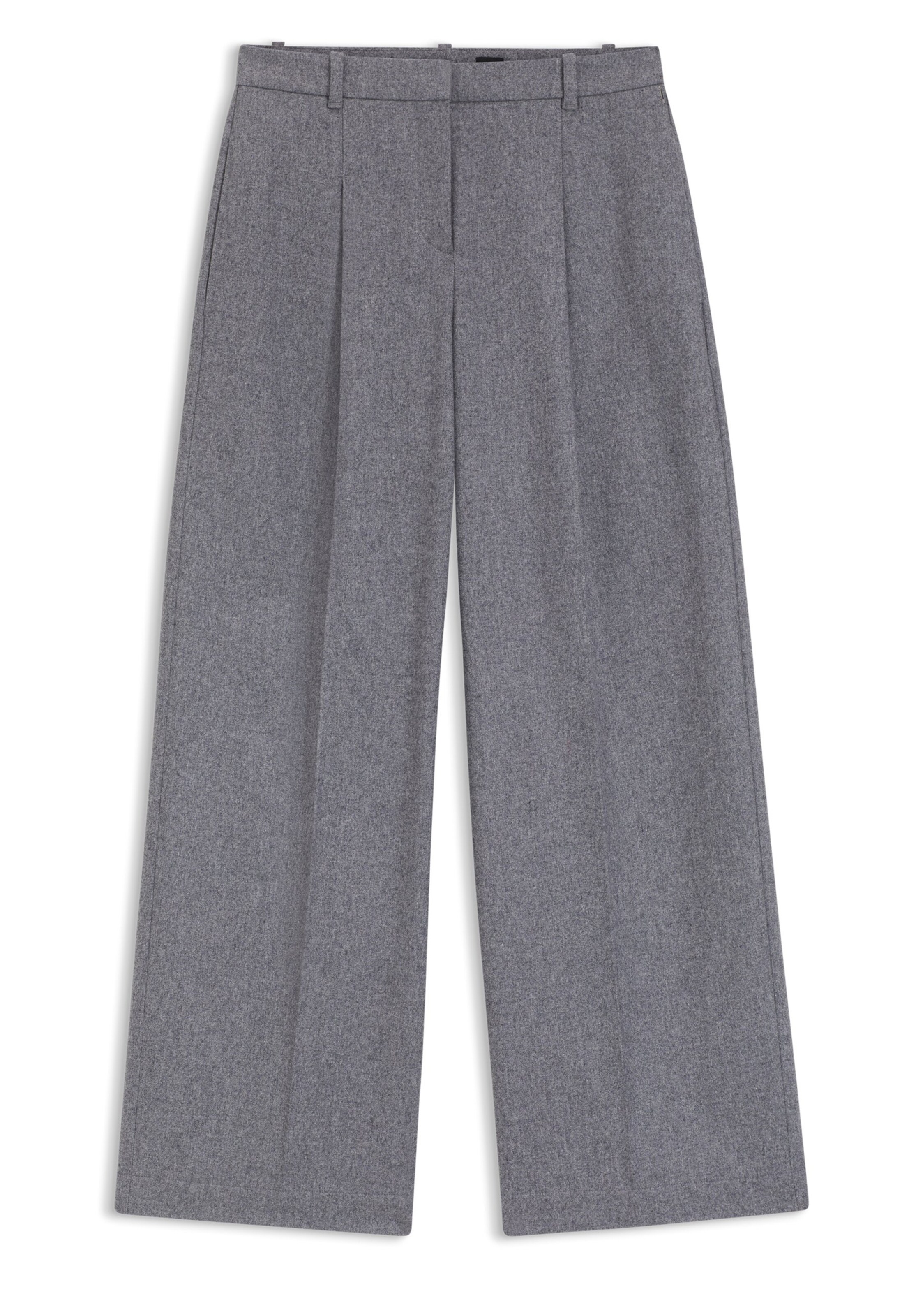 BOSS Pleat-front trousers 'Tiana' in Grey, Item view
