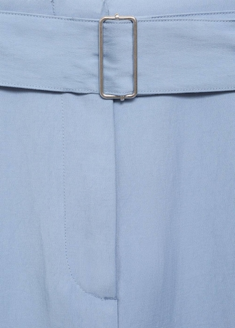 MANGO Wide Leg Hose 'Lirica' in Blau