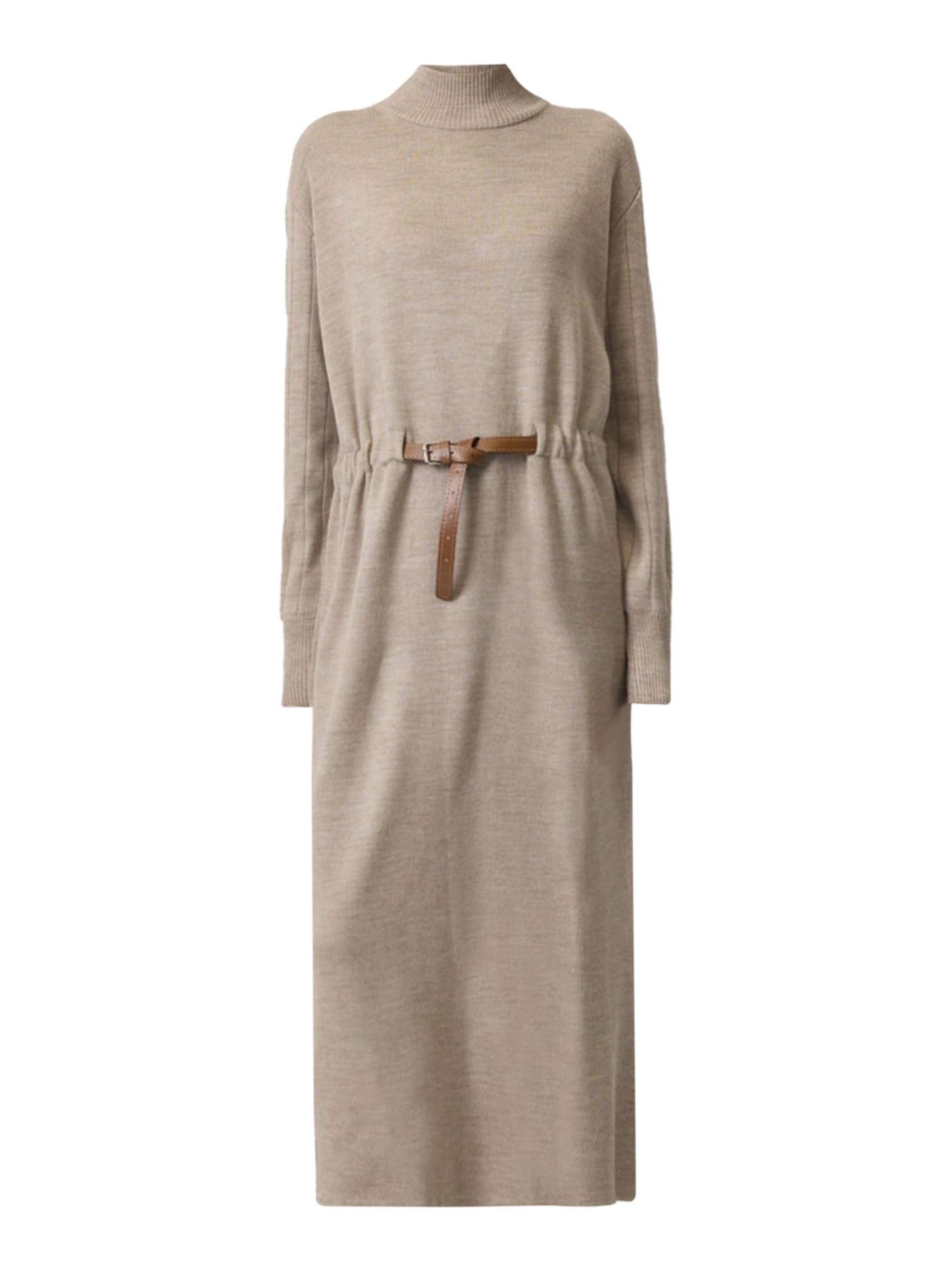 Touche Prive Kleid in Beige: Vorderseite