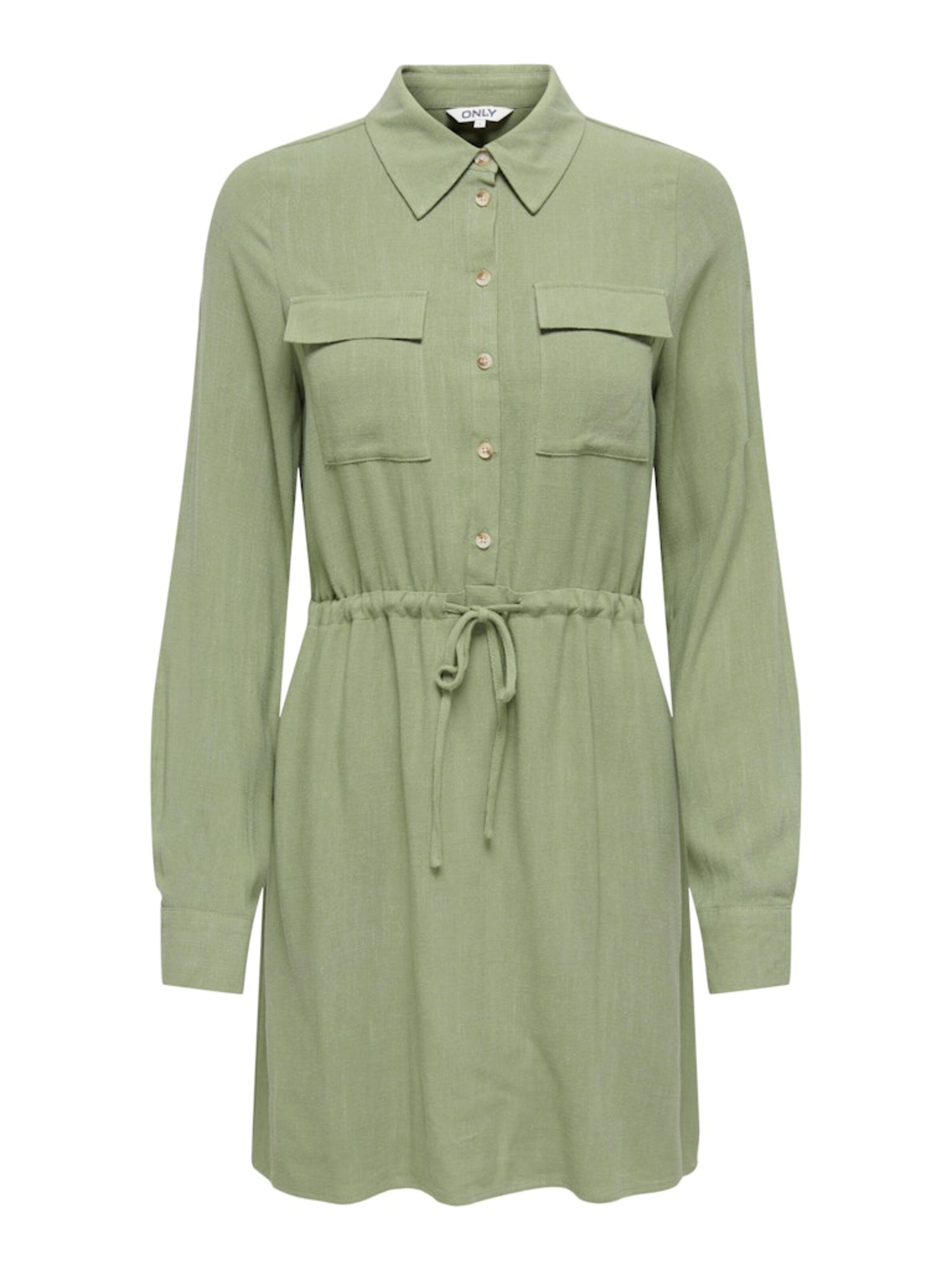 ONLY - Vestidos camiseiros 'ONLSIESTA' em verde: frente