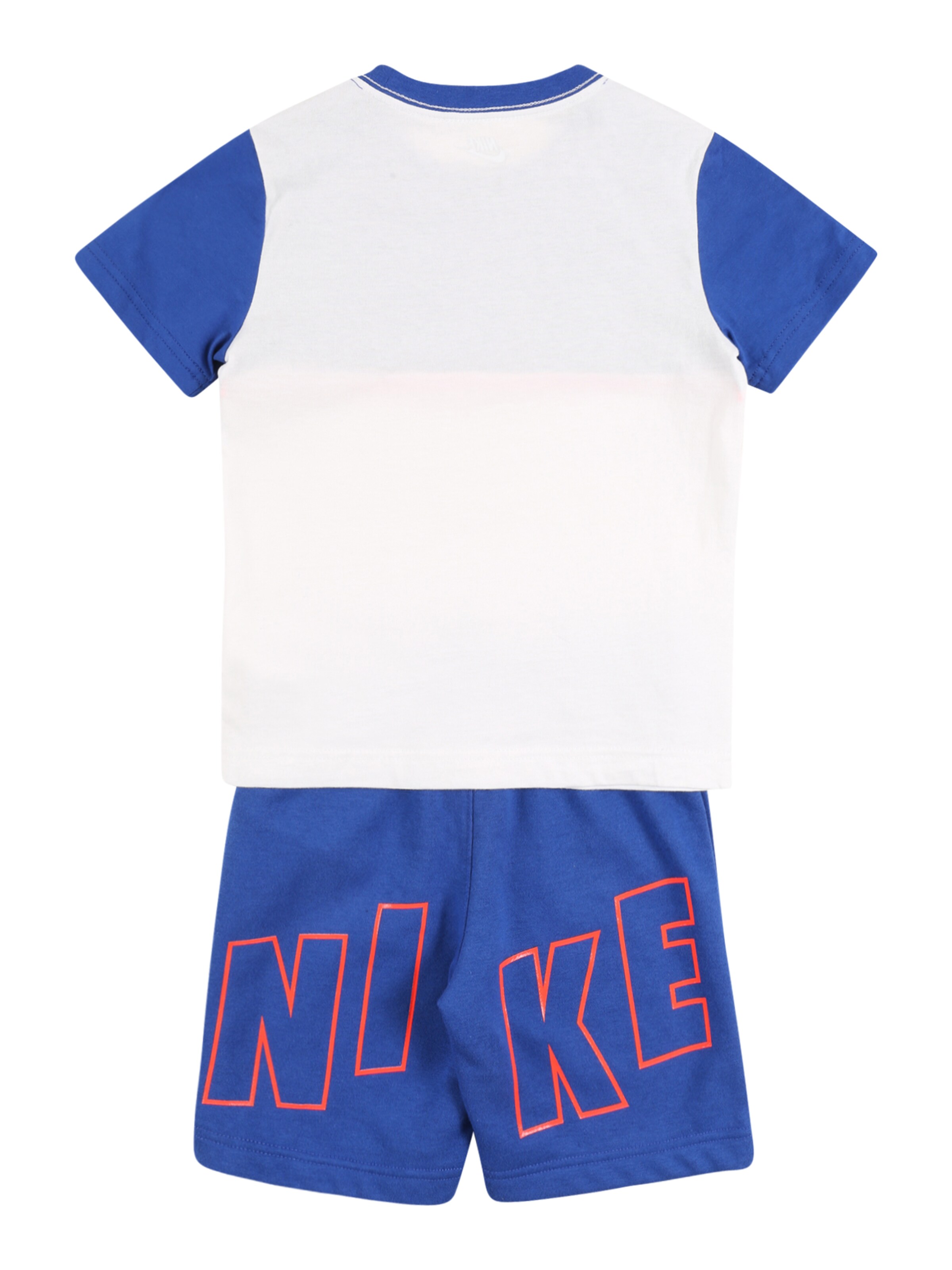 Fille Set Nike Sportswear en Bleu Roi, Blanc 