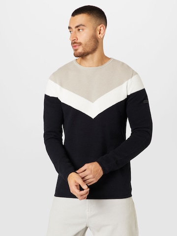 Key Largo Sweater 'RÜDIGER' in Grey: front