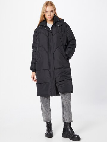 Soft Rebels Winter Coat 'Inga' in Black: front