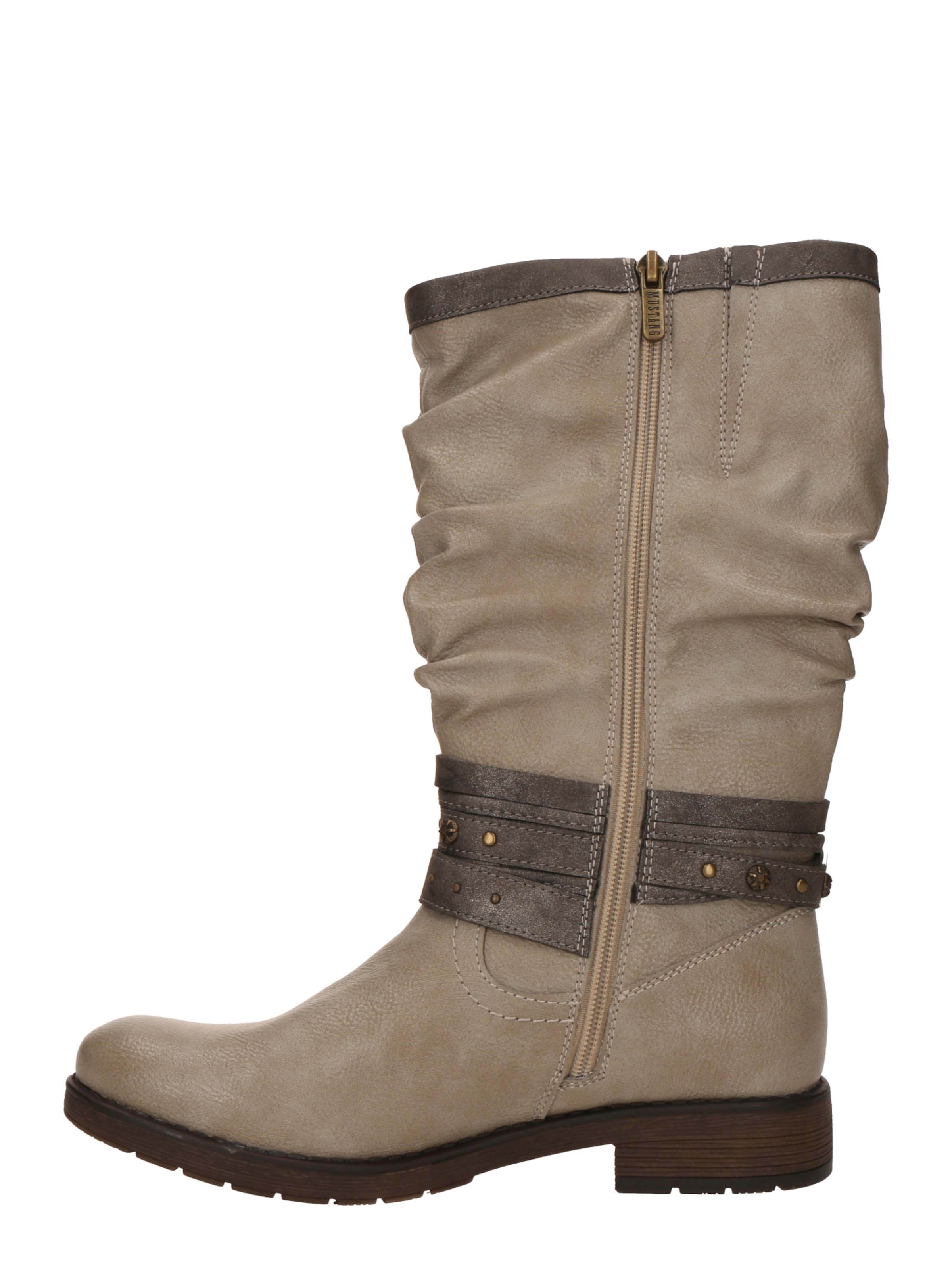 Bottes MUSTANG en gris : devant