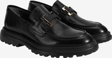 Desa Slipper 'Slip-Ons' in Schwarz: Vorderseite