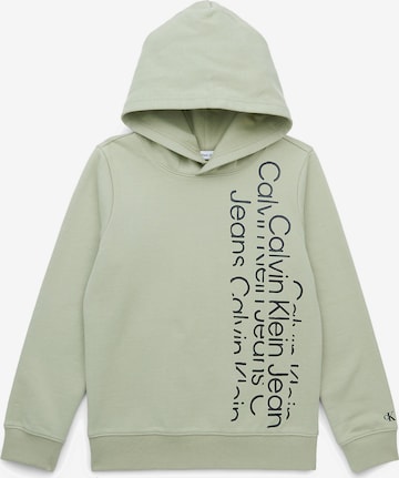 Calvin Klein Jeans Sweatshirt in Green: front