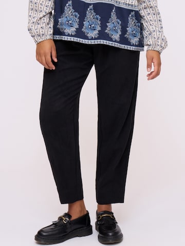 Regular Pantalon à pince Noa Noa en noir : devant