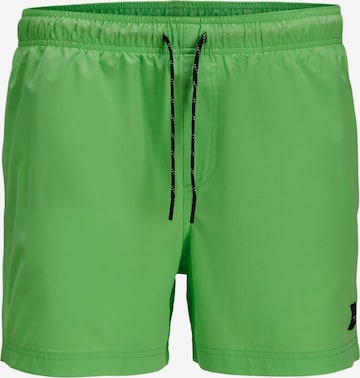 Shorts de bain 'JPSTMaui' JACK & JONES en vert : devant