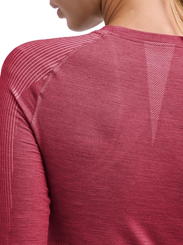 FALKE Wool-Tech Light Round Neck Long sleeve Shirt in Rot