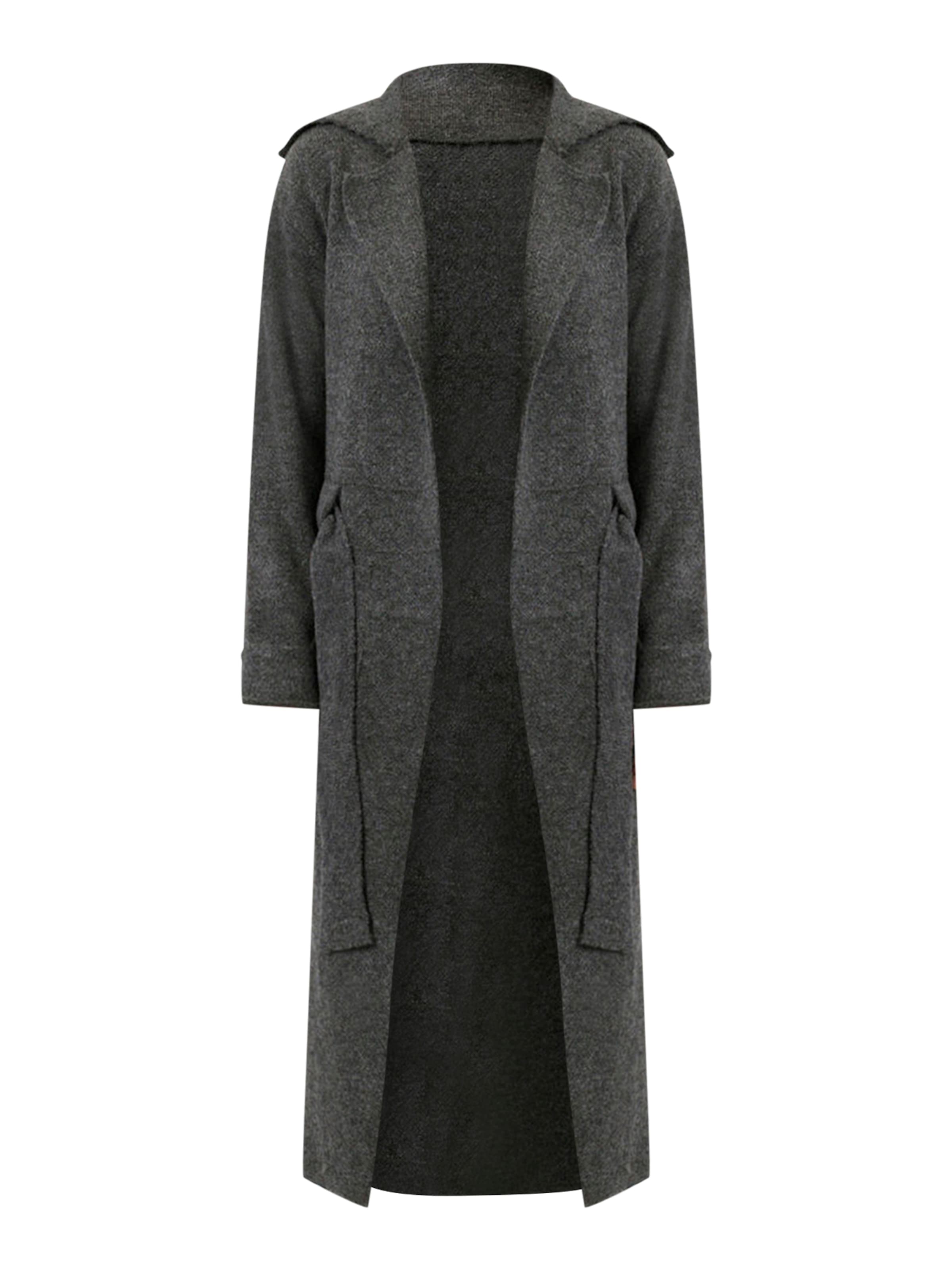 Touche Prive Strickjacke in anthrazit, Produktansicht