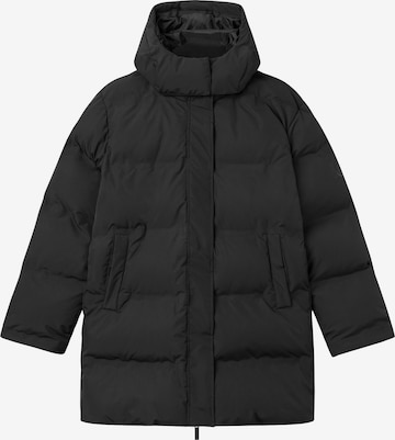 KnowledgeCotton Apparel Winter Jacket 'ALLYSSA' in Black: front