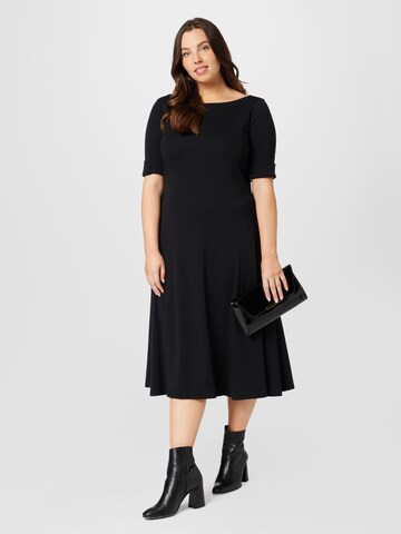 Lauren Ralph Lauren Plus Dress 'MUNZIE' in Black
