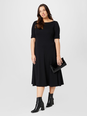 Lauren Ralph Lauren Plus Dress 'MUNZIE' in Black