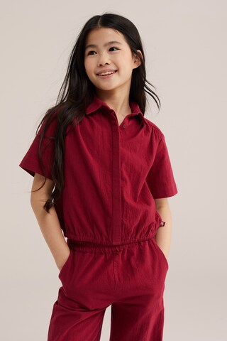 Bluză de la WE Fashion pe roșu: față