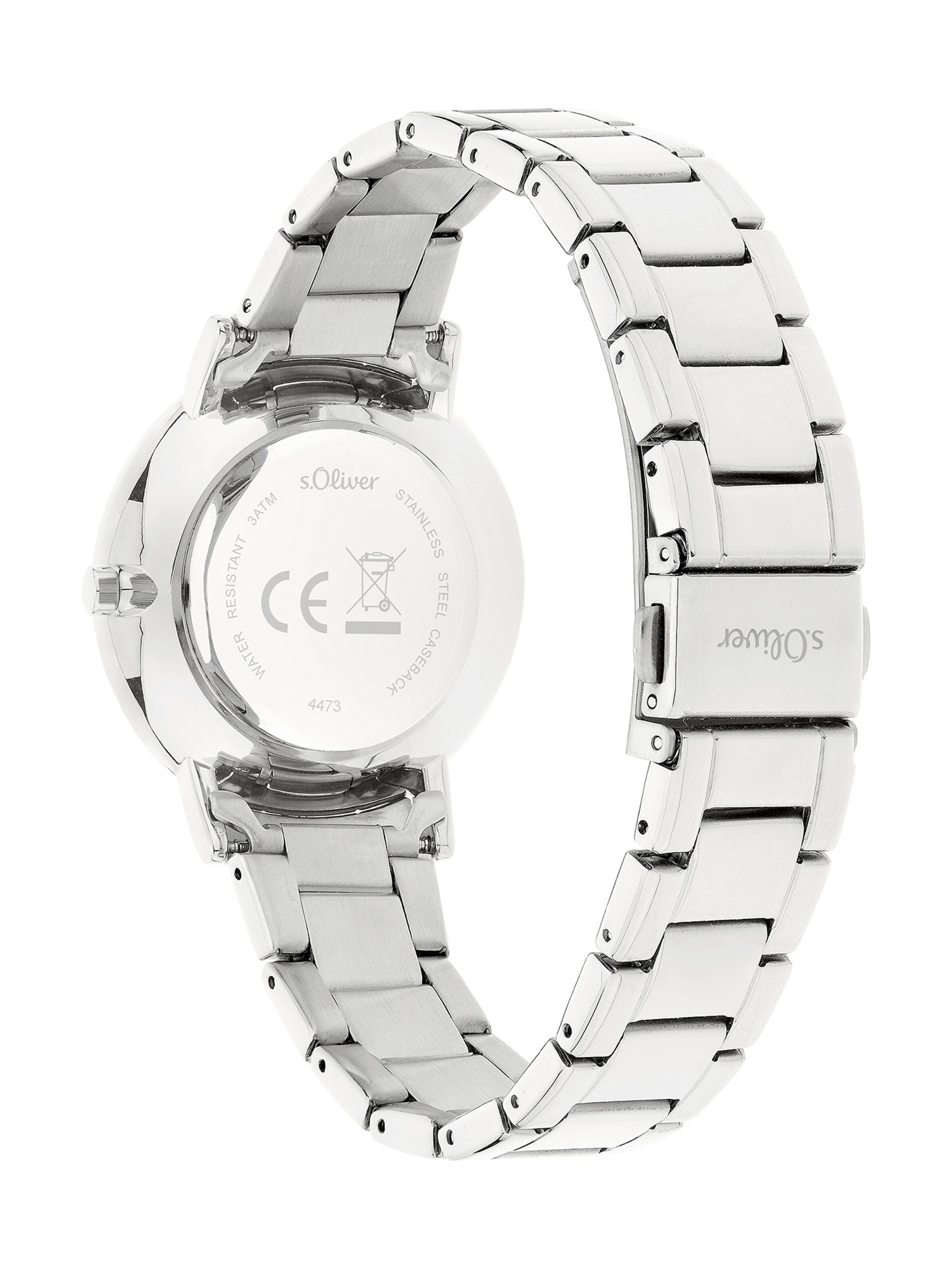 Montre à affichage analogique s.Oliver en argent