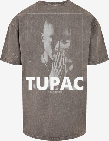 T-Shirt 'Tupac Shakur Praying' F4NT4STIC en gris