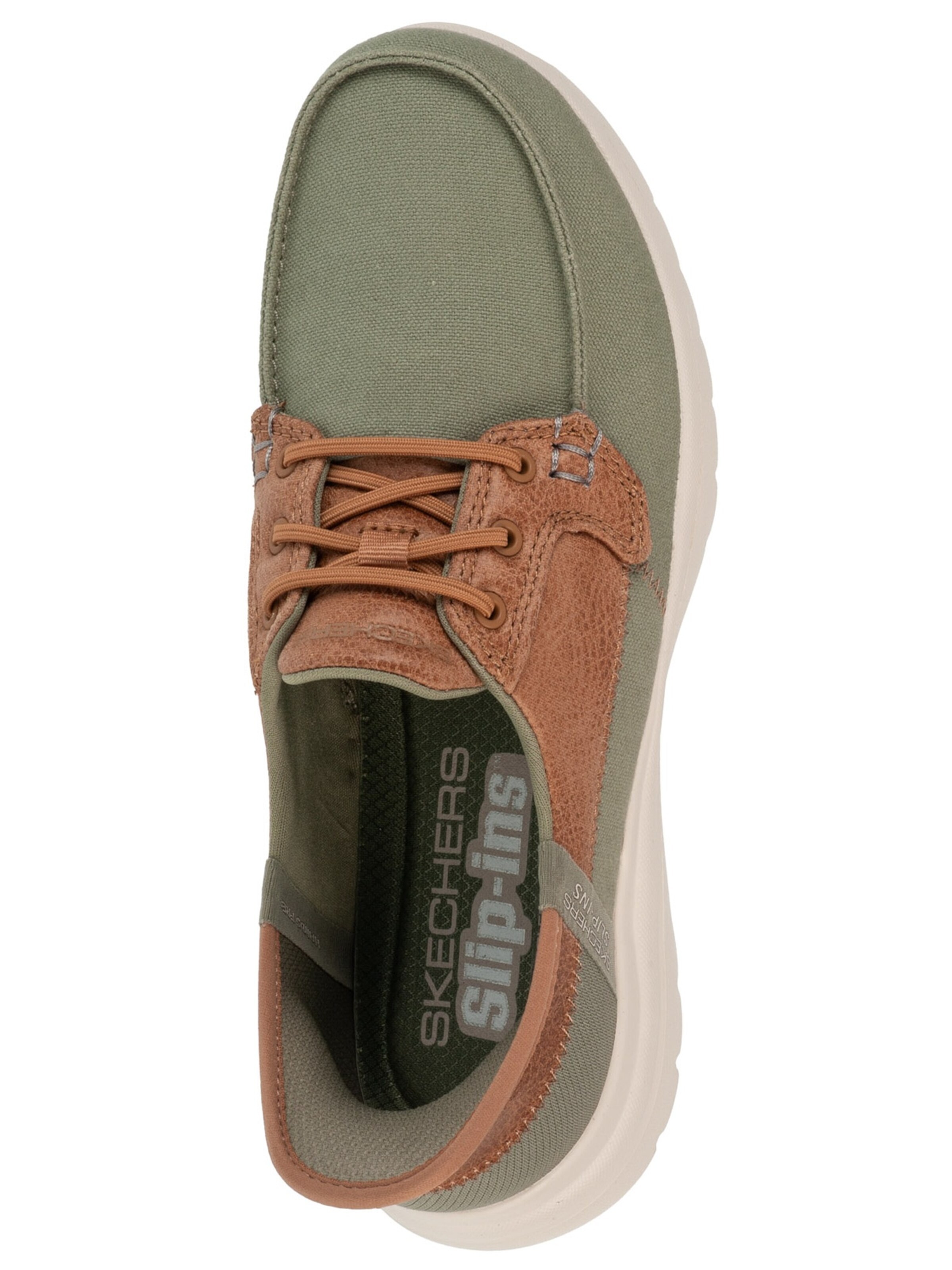 SKECHERS Slip-Ons in Green