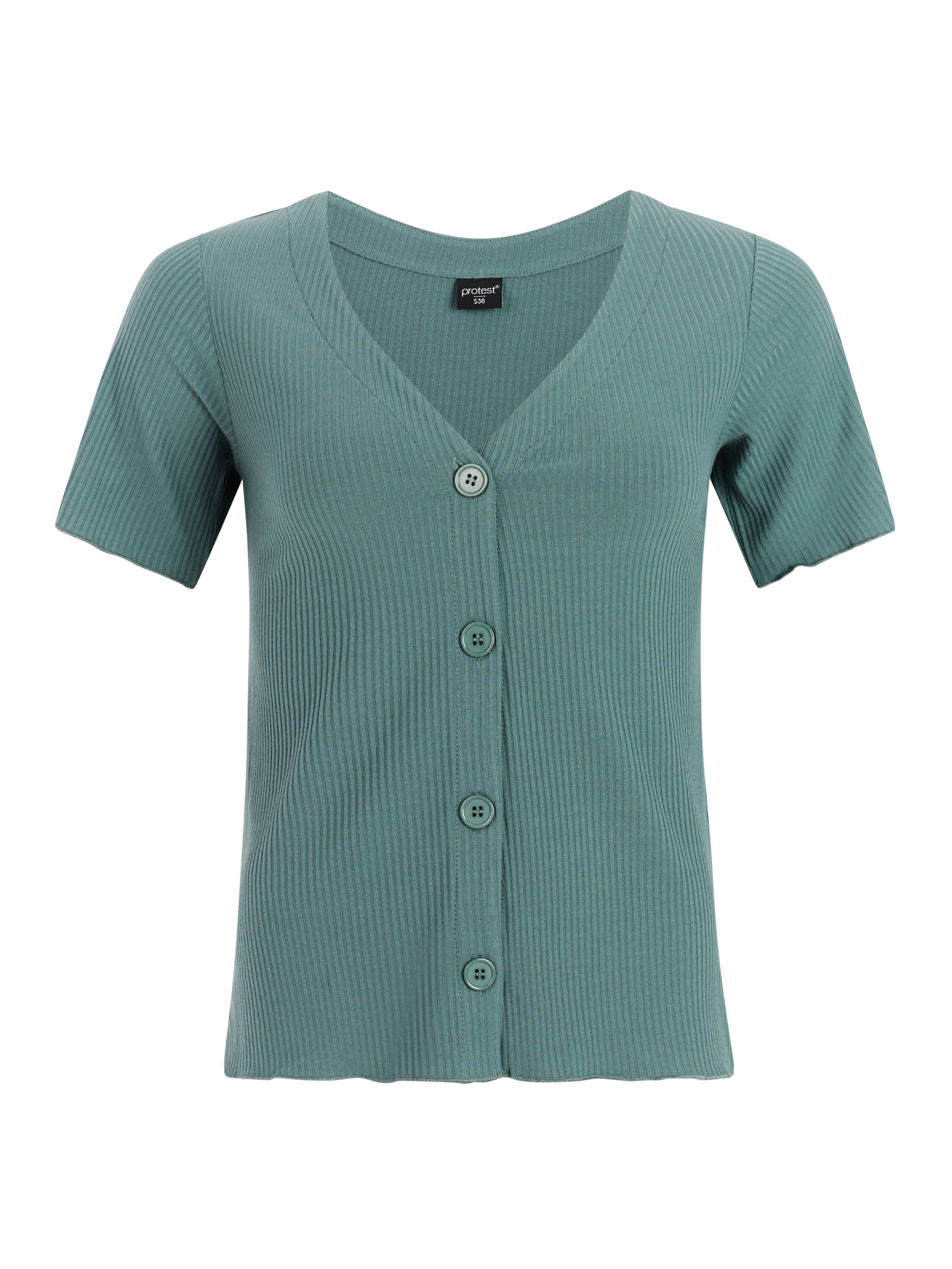 PROTEST Shirt 'PRTOval' in Grün: Vorderseite