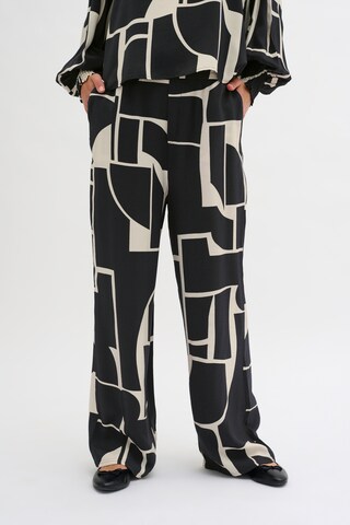 Loosefit Pantalon ' Kelly' My Essential Wardrobe en noir : devant