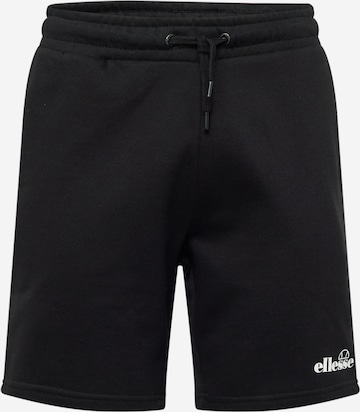 ELLESSE Regular Workout Pants 'Molla' in Black: front