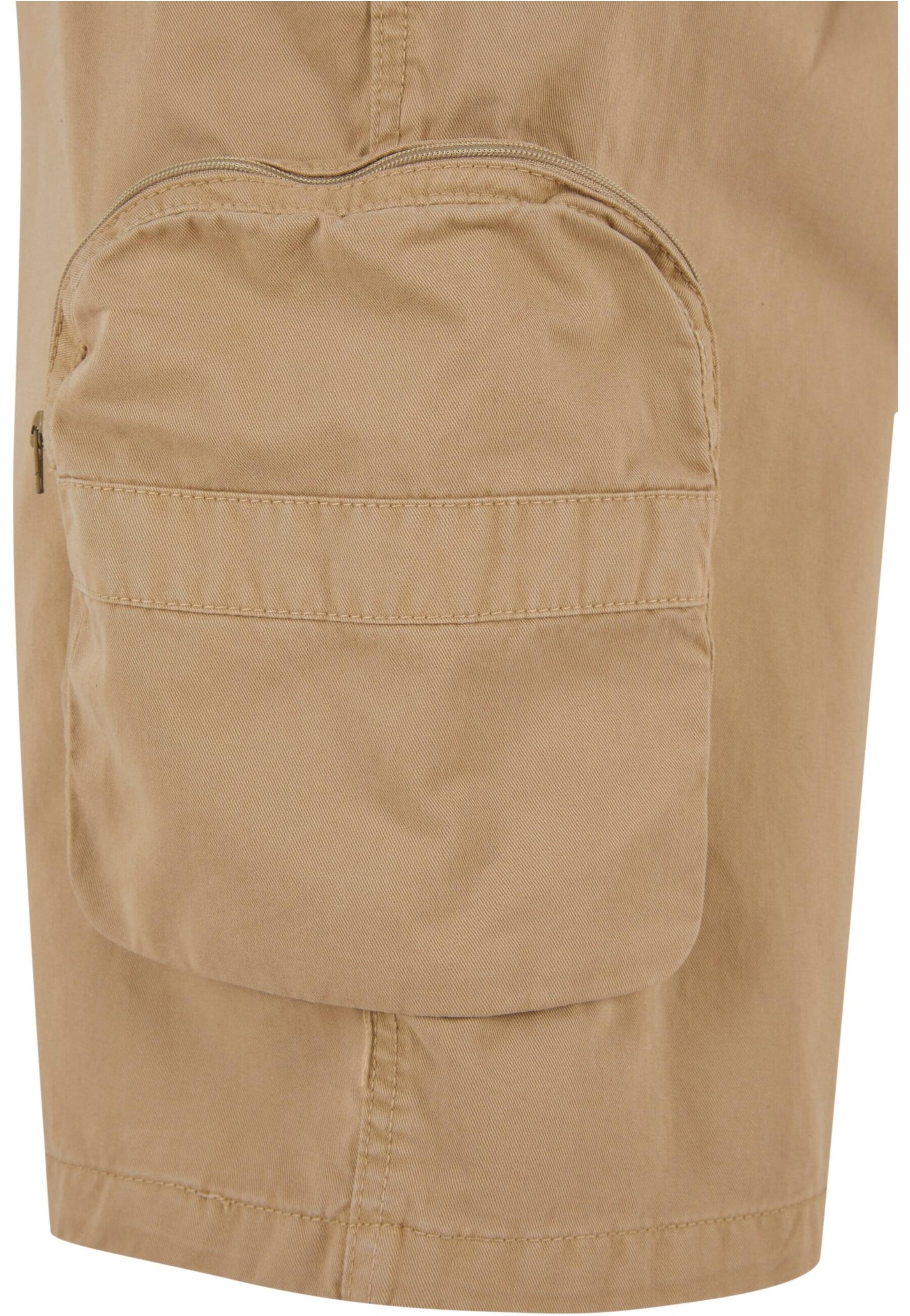 Urban Classics Slimfit Cargobyxa i beige
