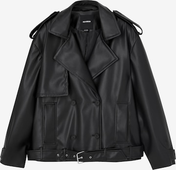 Veste mi-saison Pull&Bear en noir : devant