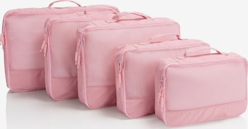 Heys Garment Bag in Pink: front