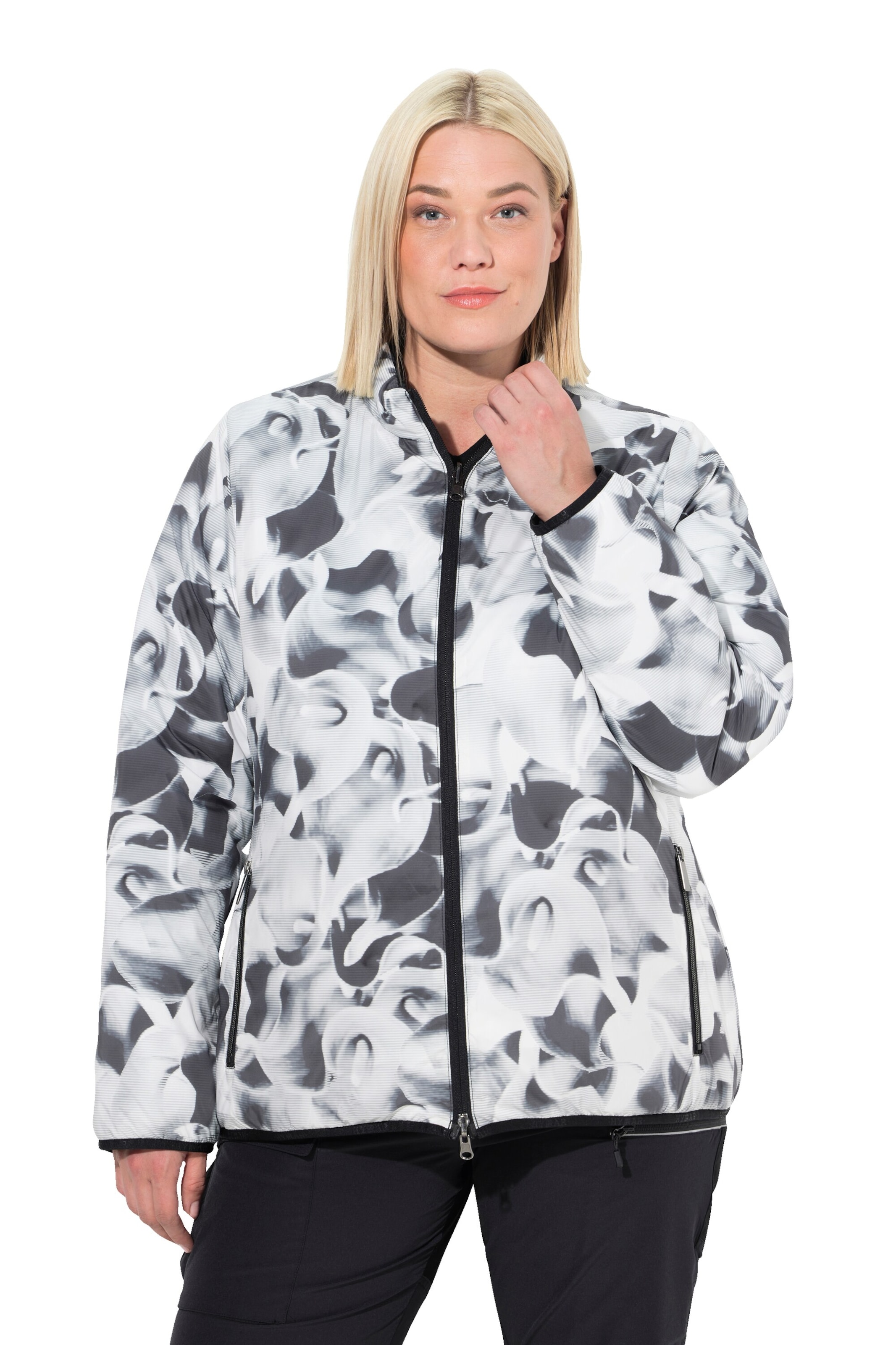 Ulla Popken Tussenjas in Wit: voorkant