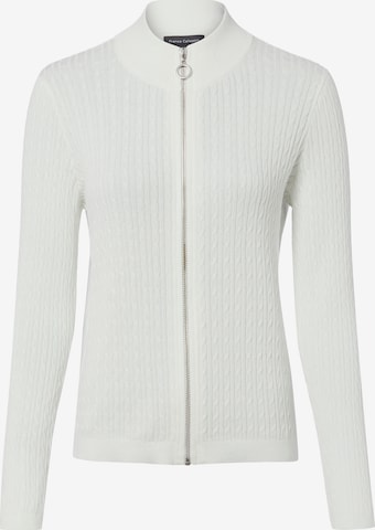 Cardigan Franco Callegari en blanc : devant