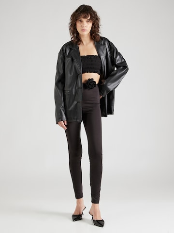 Gina Tricot Skinny Legíny – černá