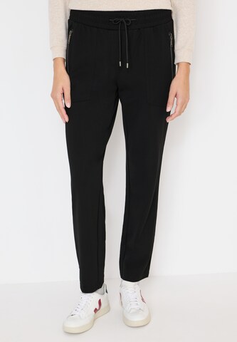 CECIL Slimfit Hose 'Tracey' in Schwarz