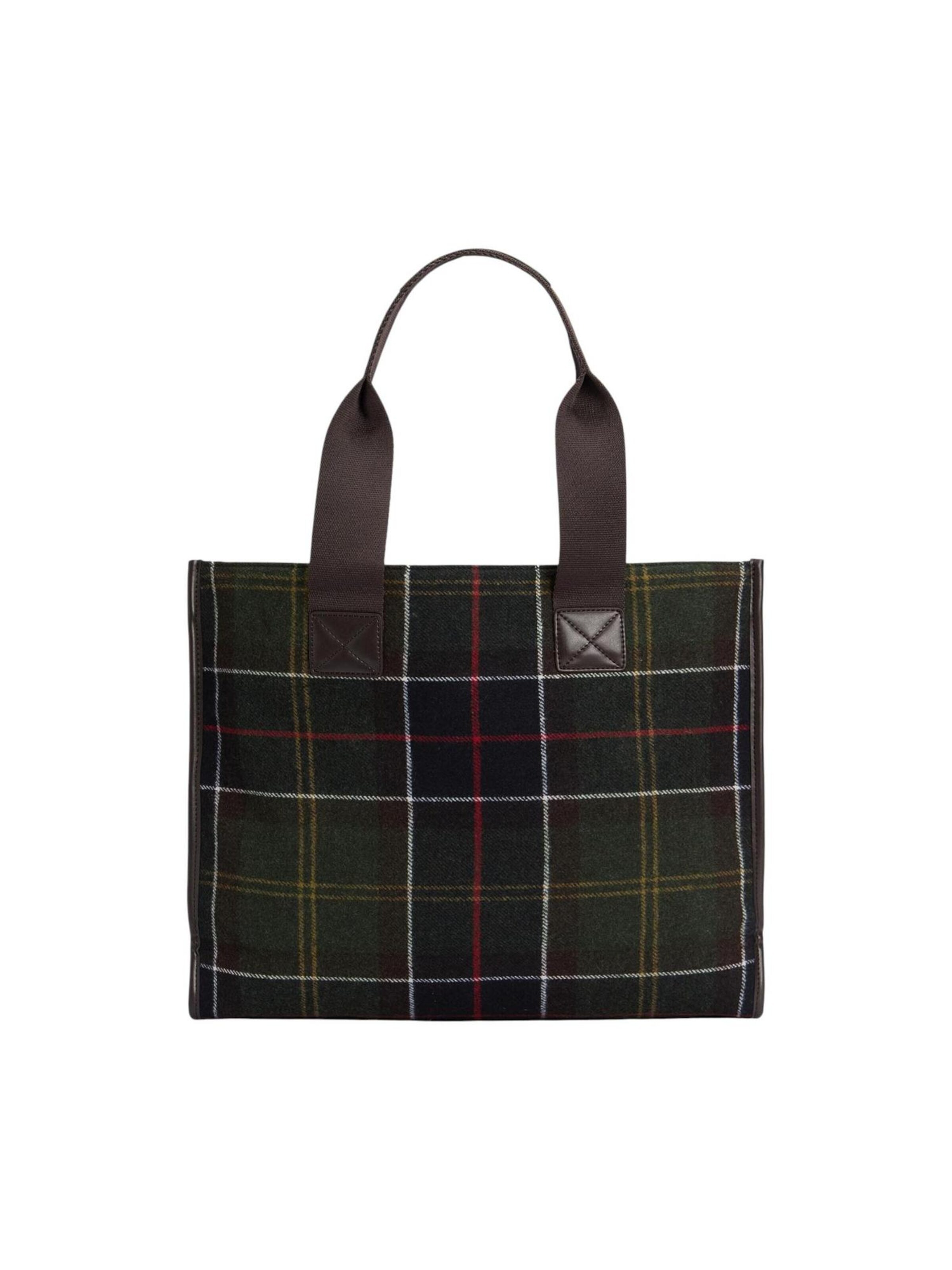 Barbour - Bolso de hombro 'TURNBERRY TARTAN TOTE LBA0424' en marrón